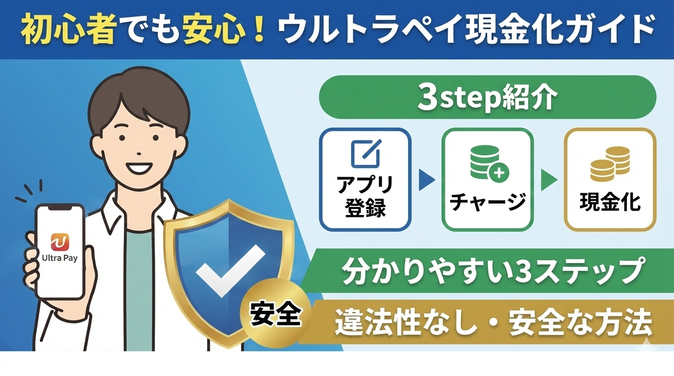ウルトラペイを賢く現金化