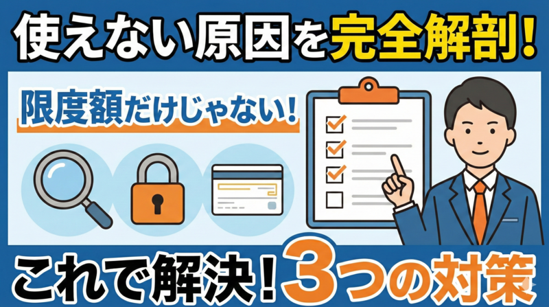 ペイディ利用不可の原因とは?限度額があるのに使えない場合の対策